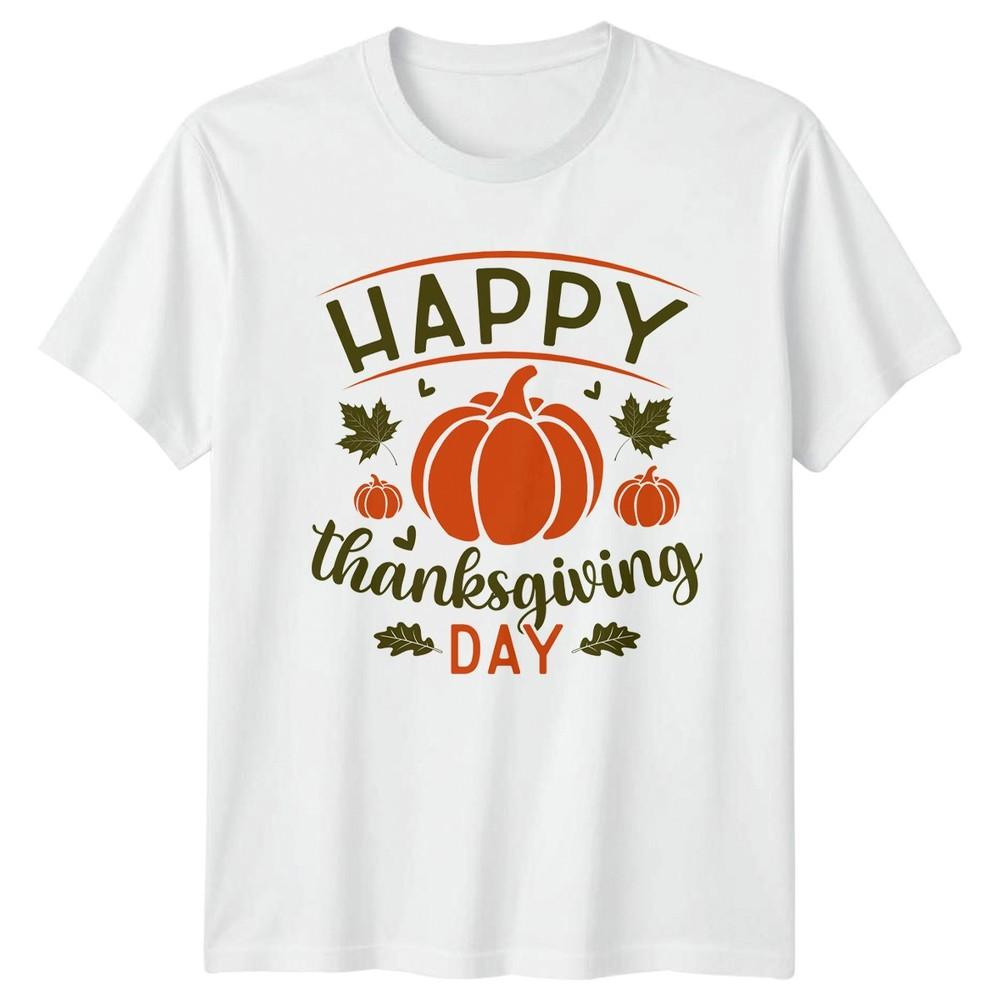 Happy Thanksgiving Day TShirt Fall Harvest Holiday Thanksgiving S