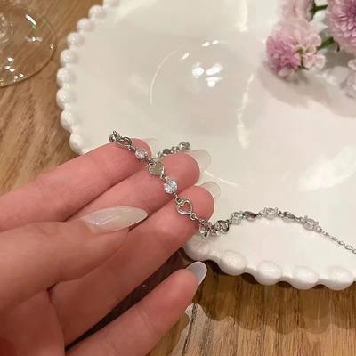 Słodka i Fajna Miłość Woda Diament Bransoletka Damska Unikalny Design Lekkie Rękodzieło