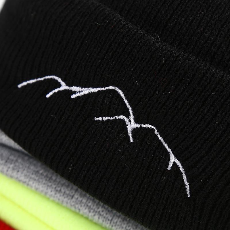 Patagonia Peak Embroidery Embroidery Pullover Hat Trend Outdoor Fashion Personality Warm Hat Men's and Women's Hats