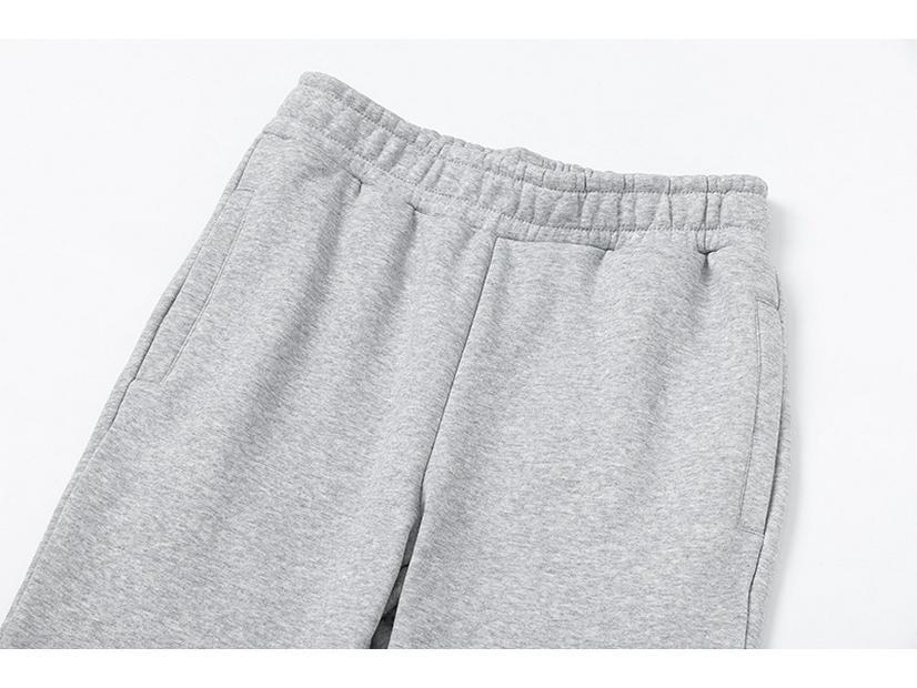 Synaworld Męski Hip Hop Streetwear Bluza z kapturem z okrągłym dekoltem i pluszowym podszyciem & Luźny komplet sportowy