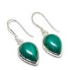Naturaal Malachite Gemstone Earrings, 925 Sterling Silver Earring, Handmade Boho Silver Jewelry Dangle Earrings, Party Wear Gift