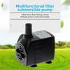 Mini Submersible Water Pump Flow Adjustable Electric Max 600L/H Flow 3.9ft Lift Portable Mini Pump