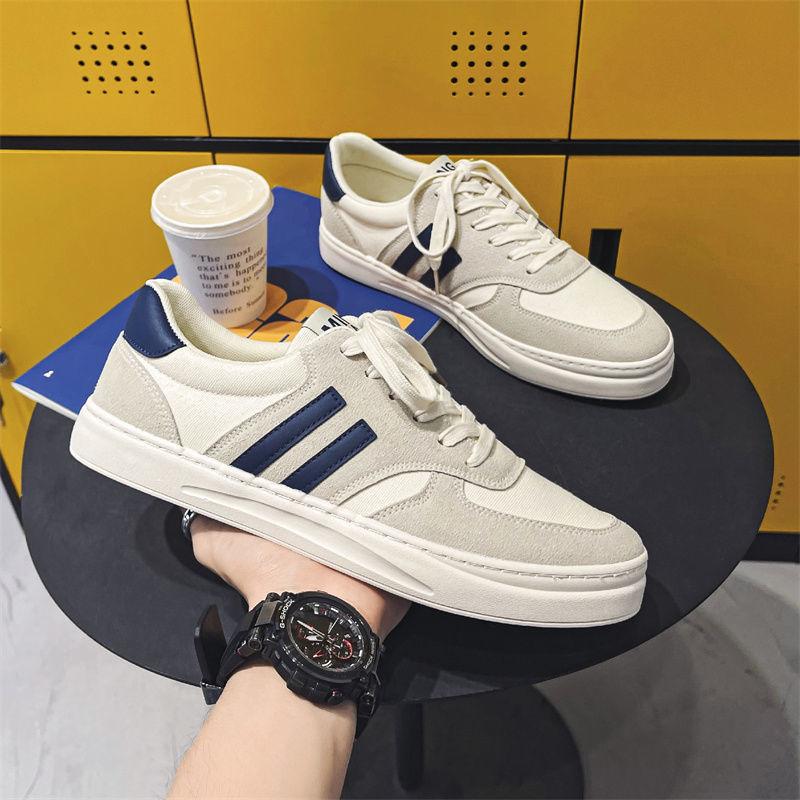 

Парусиновые туфли мужские 2025 новые цветные туфли для мальчиков белые туфли корейская версия универсальная модная обувь мужская модная обувь 1281 39