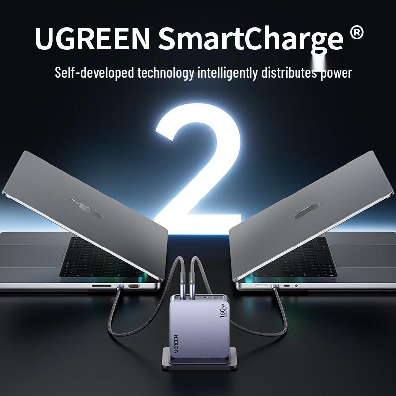 Ugreen 160W GaN USB-C Multi-Port Schnellladegerät Set