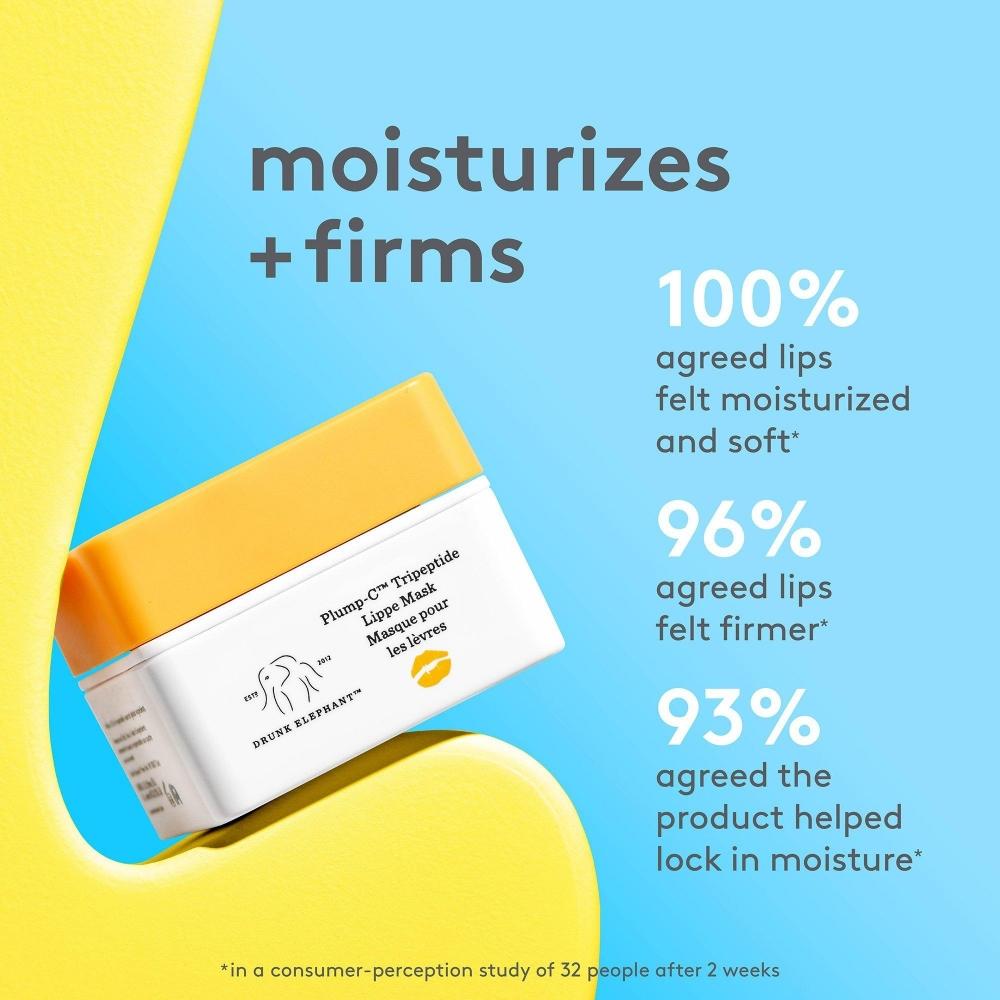 Drunk Elephant Plump C Tripeptide Lippe Mask 0.7 Oz