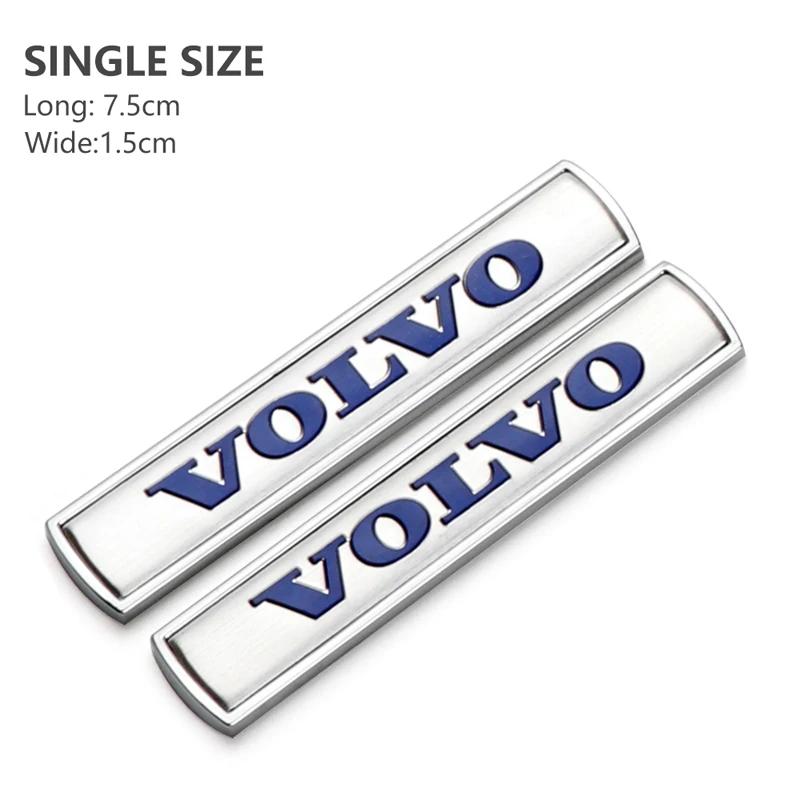 Car Accessories 3D Aluminum Emblem Badge Car Stickers Decal For Volvo Xc60 Xc90 V40 V60 S60 V50 V90 S80 C40 XC40 V70 XC70 C30