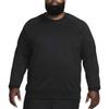 Nike Solid Color Casual Crew Neck Long Sleeve Sweatshirt Men Tops Black FZ0971-010