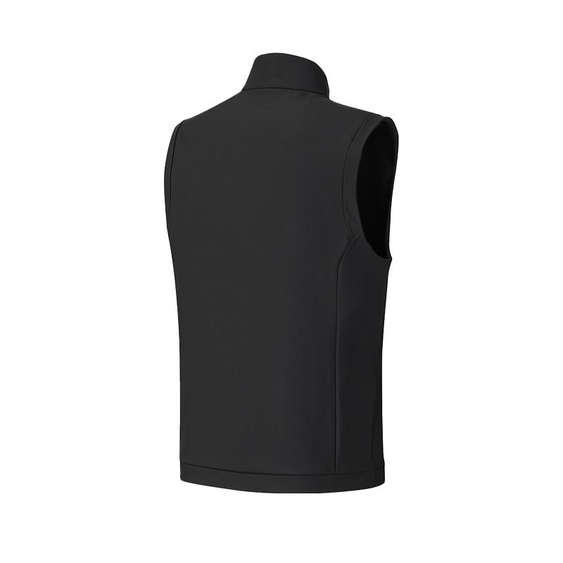Fila Golf Series Simple Brand Logo Design Comfortable Fashion Casual Knitted Vest Men Vest Deep-Black A11M515503F-BK