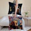 Anime GGINTAMA Cushion Cover Antidustmite Pillowcase Invisible zipper silky short plush Sofa cushion cover