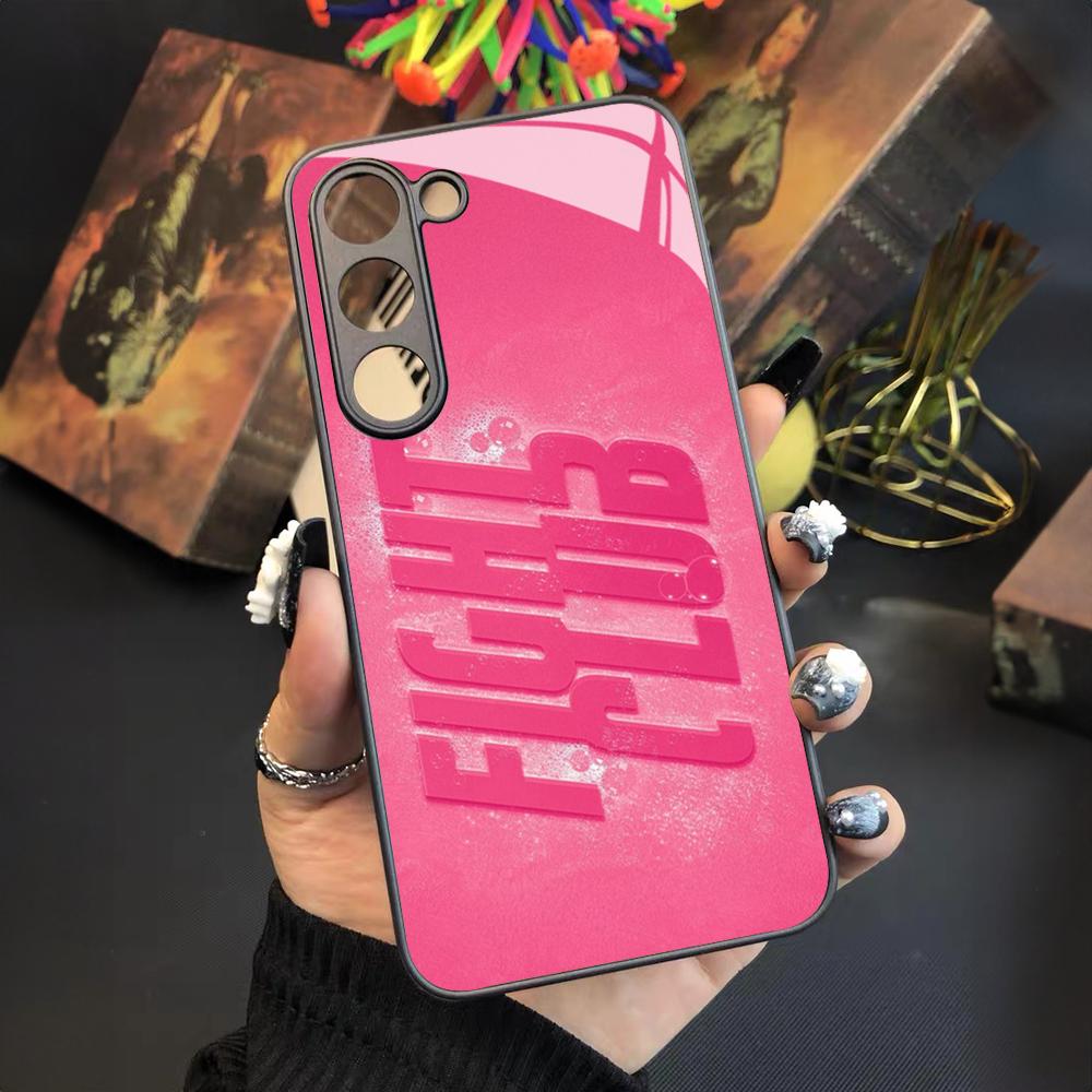 Fight Club Movie Phone Case For Samsung Galaxy S26 S25 S24 S23 S22 S20 S21 Ultra Plus Fe Colored Silver Cover