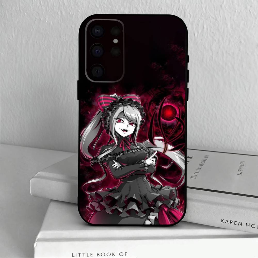 Anime O-Overlord-D  Phone Case For Samsung S25,S24,S21,S22,S23,S30,Ultra,S20,Plus,Others Soft Black Case