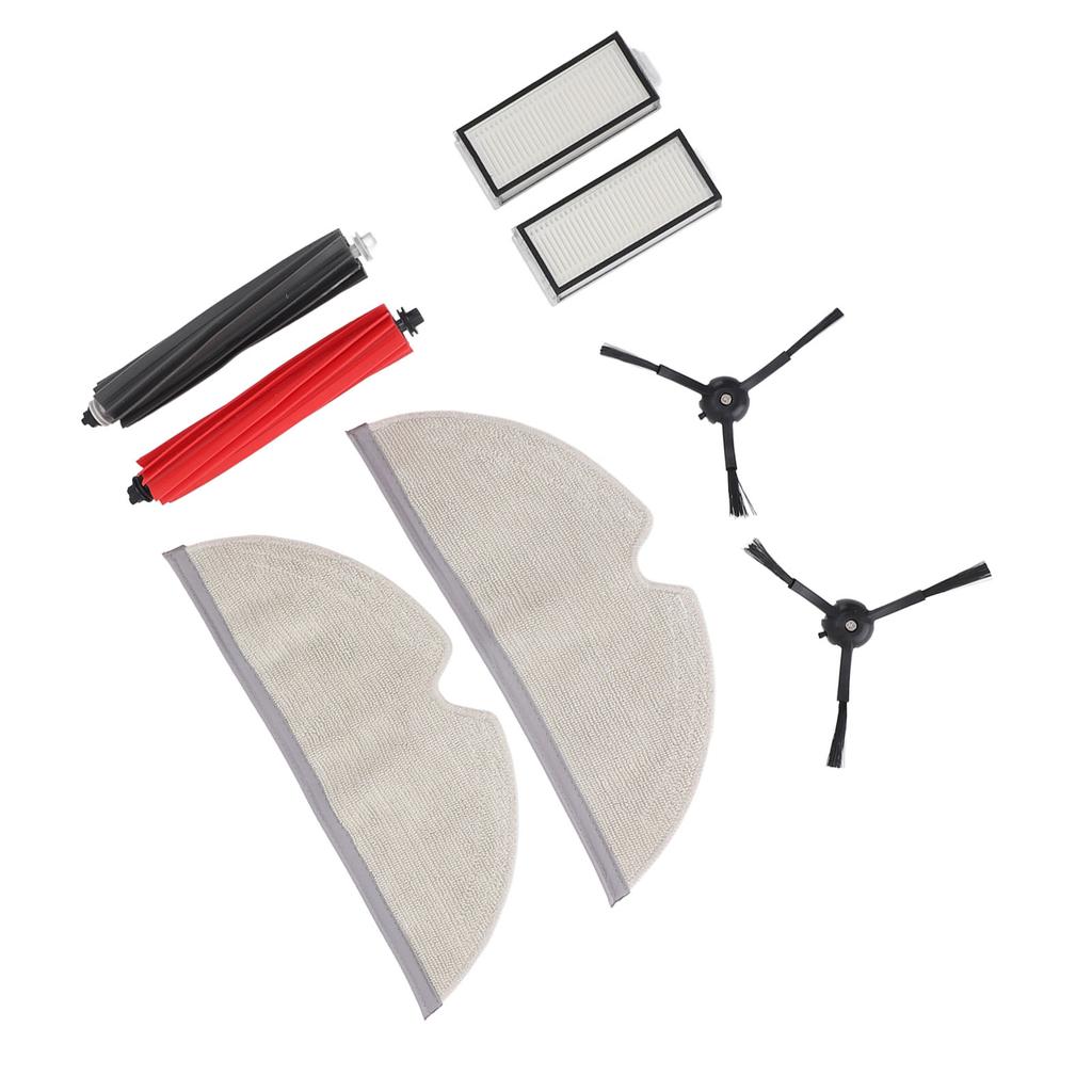 2 Pack Replacement Parts for Roborock Q8 Max Vacuum Cleaner Main Brushes Side Brushes Filters Mop Cloths Robot Vacuum