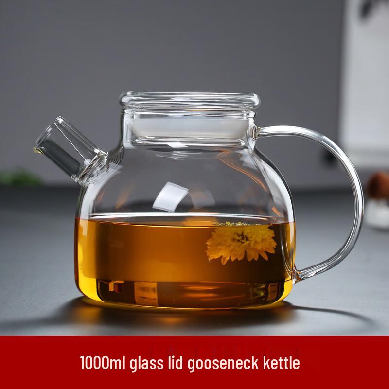 Wutuo Heat-Resistant Borosilicate Glass Teapot