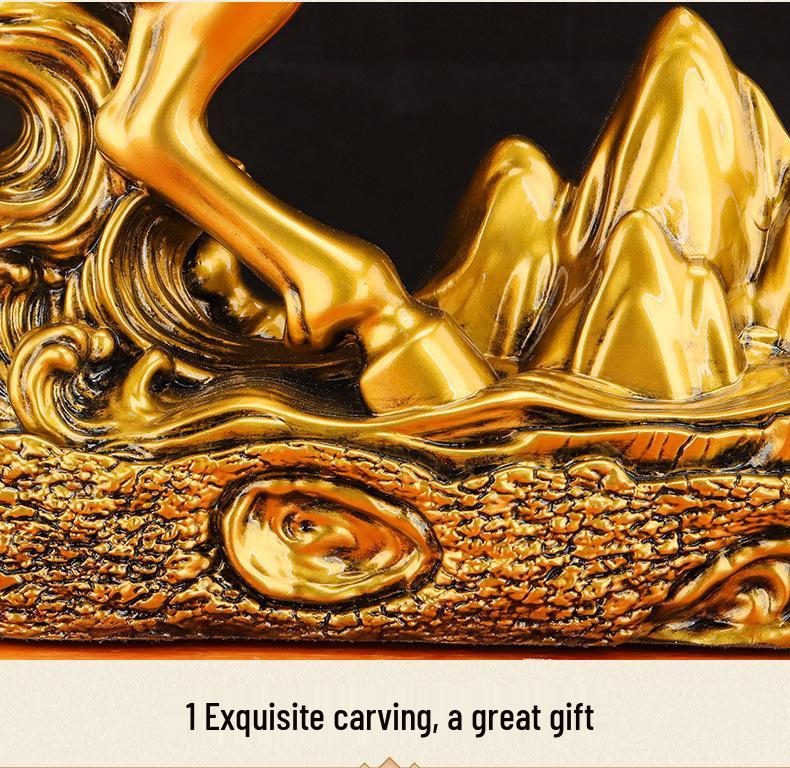 Zodiac Horse Figurine: Symbol of Success for Home or Office Décor.