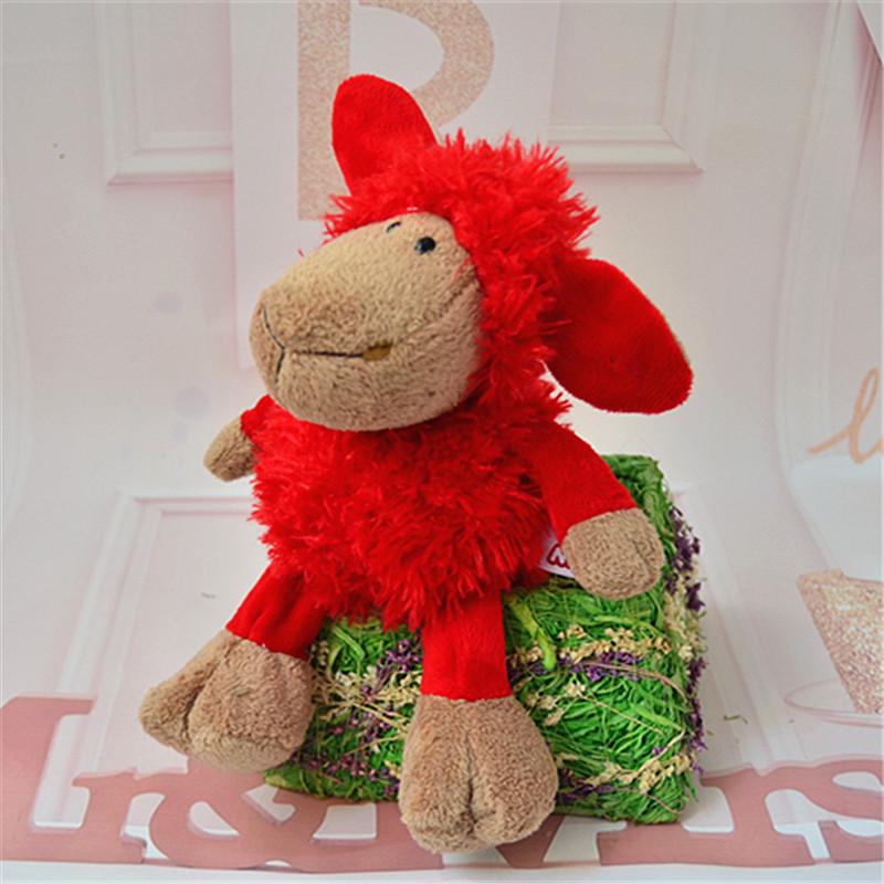 

Adorable Wool Plush McDull Sheep Doll with Flower - Children s Soft Toy 25cm 100g