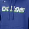 New Nike Nba Dallas Mavericks City Edition Fleece Hoodie DN8657-495