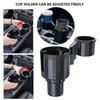 Auto-Innenzubehör Universeller Getränkehalter Auto-Wasserbecherhalter Erweiterbare Basis Doppelter Auto-Becherhalter-Expander