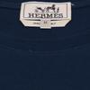 Hermes 100% Cotton Printed T-shirt Tops M NavyUsed