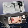 Feisate Car Sun Visor Mirror with LED Makeup Mirror Stepless Universal Design White Lights, Retrofittable, Compatible, Dimming, (Passenger