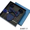 Men's Formal Tie & Pocket Square Eight-Piece Gift Set - High-End Wedding & Business 