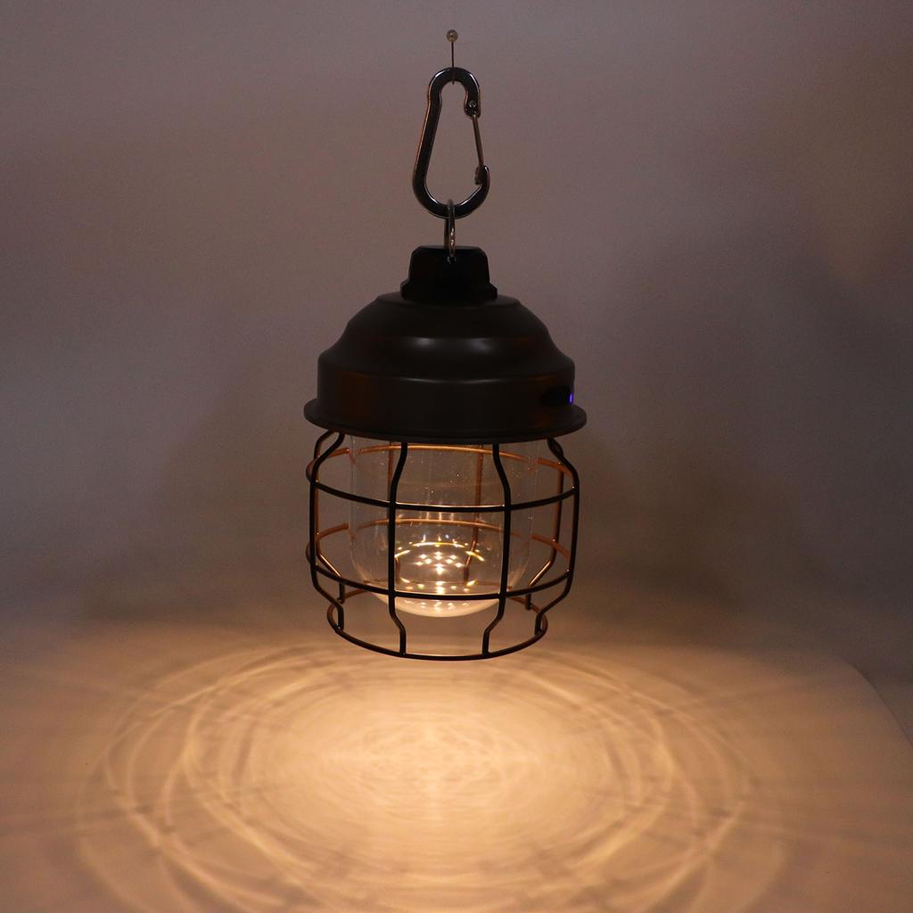 LED Camping Lantern Retro Portable Outdoor Rechargeable Camping Lights for Home Camping Outdoor Emergency