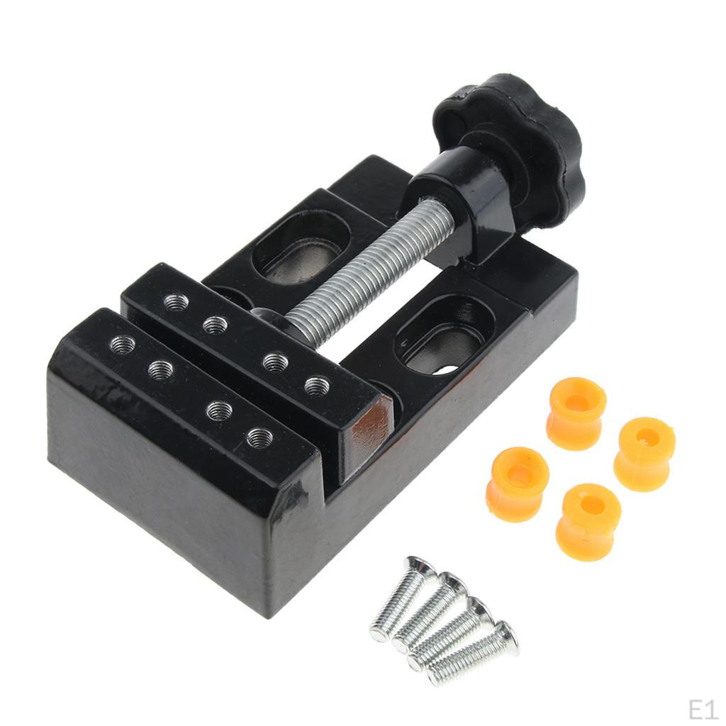 Base Table Clamp, Heavy Duty Steel Mini DIY Jewelers Hobby Tool