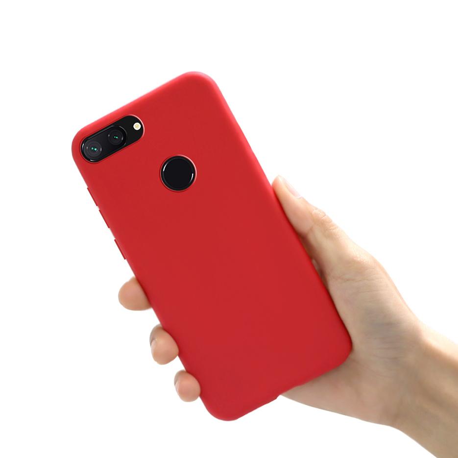Custodia Morbida Per Xiaomi Mi 8 Lite Custodia Mi8 Lite Carina Color Caramella Pura Custodie Per Telefono Per Xiaomi Mi 8 Lite 8Lite Cover Posteriore Paraurti Antiurto