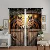Rural Horse Farm Printed Curtains Suitable Bedrooms Living Rooms Home Decoration Family Curtain Farmhouse Made Of Polyester Washable Room Ready