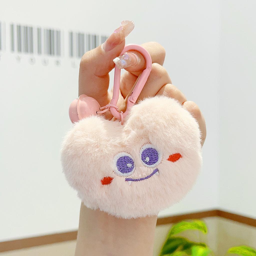 Cute Plush Monster Keychain Cartoon Car Key Chain Bag Pendant Creative Gift Accessory