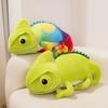 Nuovi Peluche Camaleonte Carini Ripieni Panciotto Cartone Animato Lucertola Strisciante Bambola Calda Morbida Cuscino da Divano per Casa Regalo Divertente per Bambini