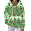 Christmas Hoodies For Women Funny Cute Printed Holiday Sweatshirt Winter Oversized Pullover Tops
