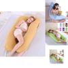 Oversized U Shape Full Body Comfort Pillow Case For Maternity And Pregnancy Support