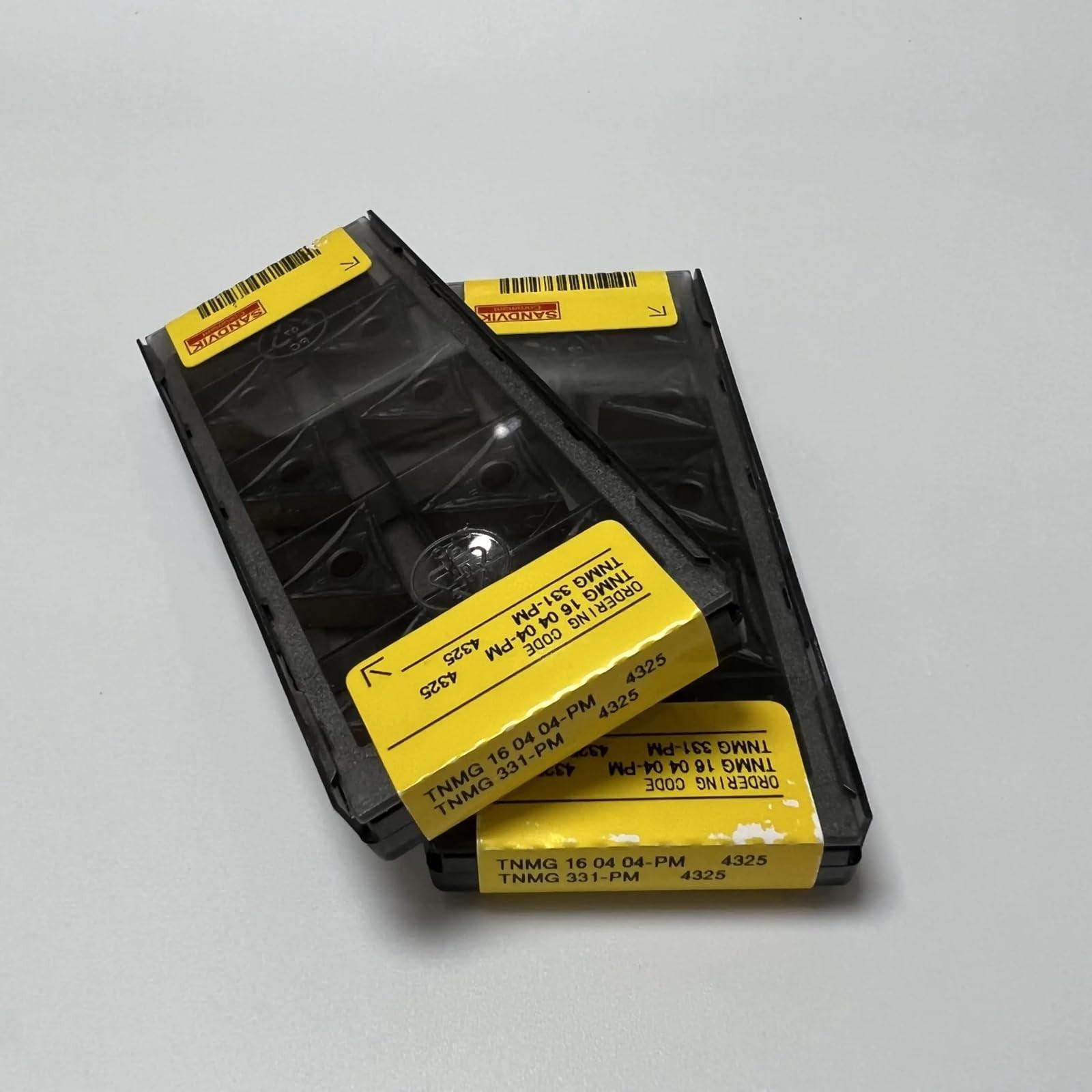 

Original Sandvik / TNMG160404-PM 4325 CNC lathe carbide blade 10 PCS