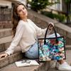 Iridescent Mosaic Stylish Tote Bag for Daily Casual Commute Use