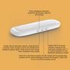 Mini Bone Conduction Bluetooth Speaker Sleep Aid Wireless Sound Bar Under Pillow Stereo TF Card MP3 Music Player Fall Asleep
