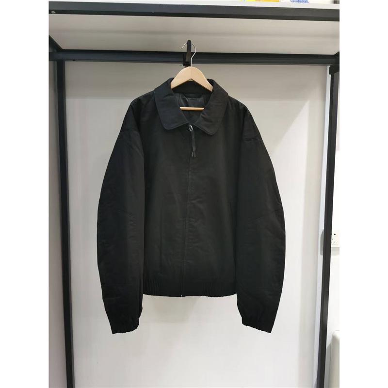 

Unisex Minimalist Lapel Jacket: Casual, Versatile, Loose-Fit Short Coat with Zipper - Autumn 2025 Style I479411 M (115-130 Jin) чорний
