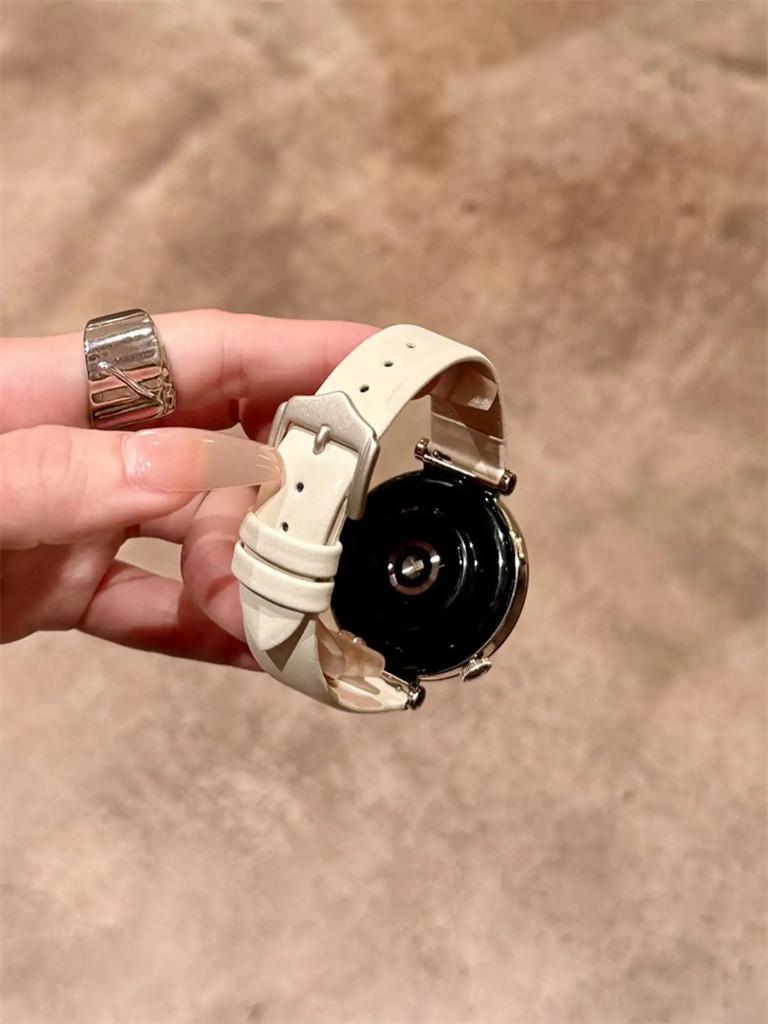 Bracelet minimaliste supérieur fin de 20 mm Pour Samsung Galaxy Watch 7 FE 5 Pro 4 6 classic 44mm 40mm bracelet à boucle en cuir bracelet sport
