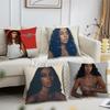 American SSolange Knowles Cushion Cover For Pillow Printing Sofa Decoration Home Car Room Coffee Shop Office Nordic Simplicity