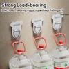 5/8PCS Stainless Steel Self-adhesive Hook No Punching Door Behind Hook Sticky Hook  Bathroom Kitchen