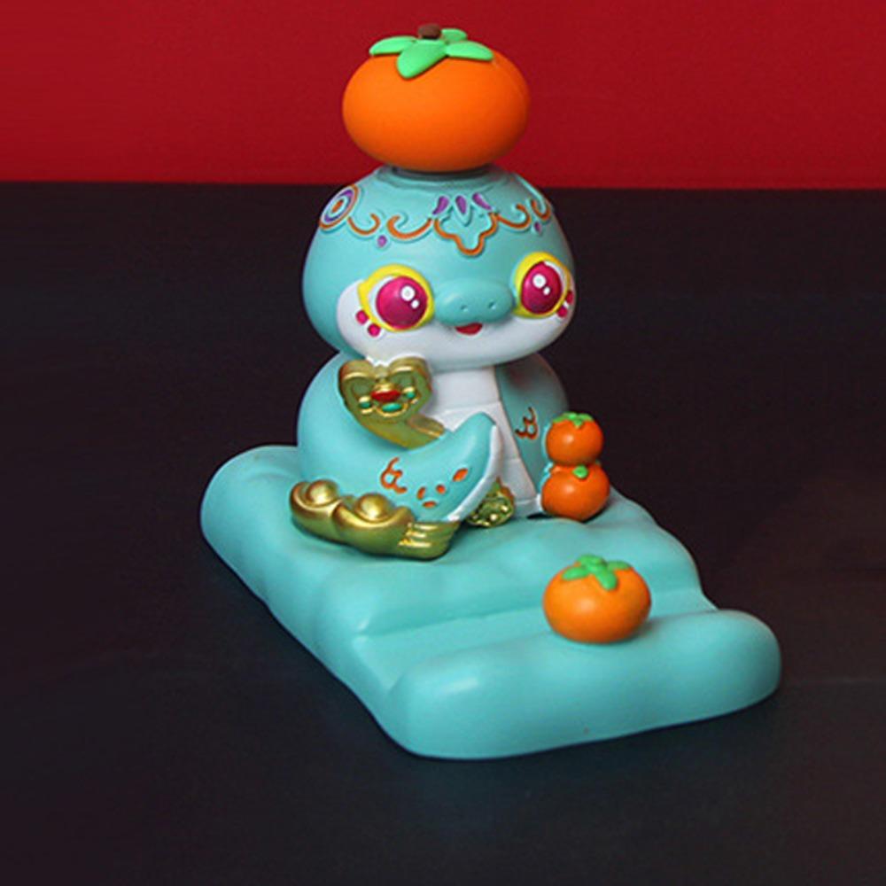 Figurine Mobile Phone Stand Resin Craft Snake Phone Holder  Desktop Decoration