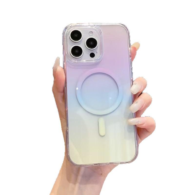Dopamine Gradient Iridescent Case for iPhone 17 Pro Max/16 Fashion Protective Cover