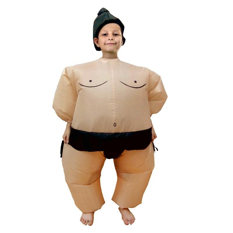 Kids Inflatable Adults Sumo Costume Wrestler Party Fat Suit Costume Cosplay