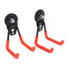2 Pcs Open Hooks Slip Resistance Heavy Duty Large Magnet Garage Hooks with PVC Coating