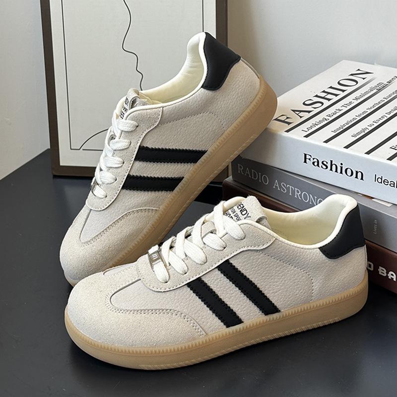 

89 Women s Spring New Lace-up Non-Slip Soft Sole Comfortable Student Athleisure Shoes 40 бежевый