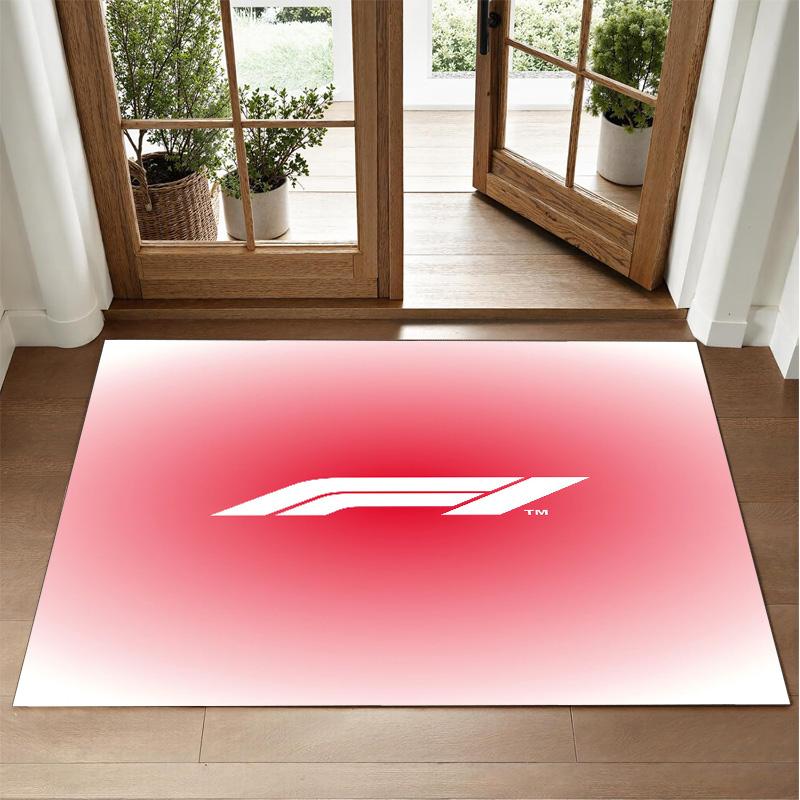 F1 Design Crystal Velvet Rug Soft Decorative Mat for Bedroom Entrance