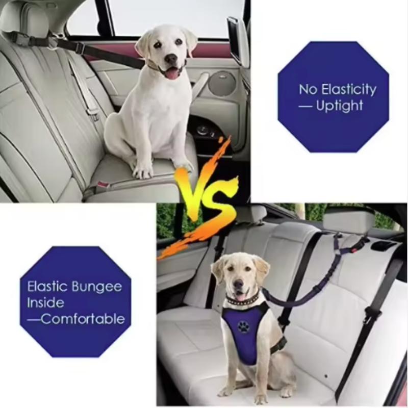 Reflective Pet Dog Car Seat Belt Puppy Dog Walking Travel Car Accessories Dog Leash Harness for Small Dogs Pet Car Supplies