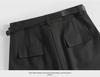2023 High-Waist Gray A-Line Skirt for Plus Size Women