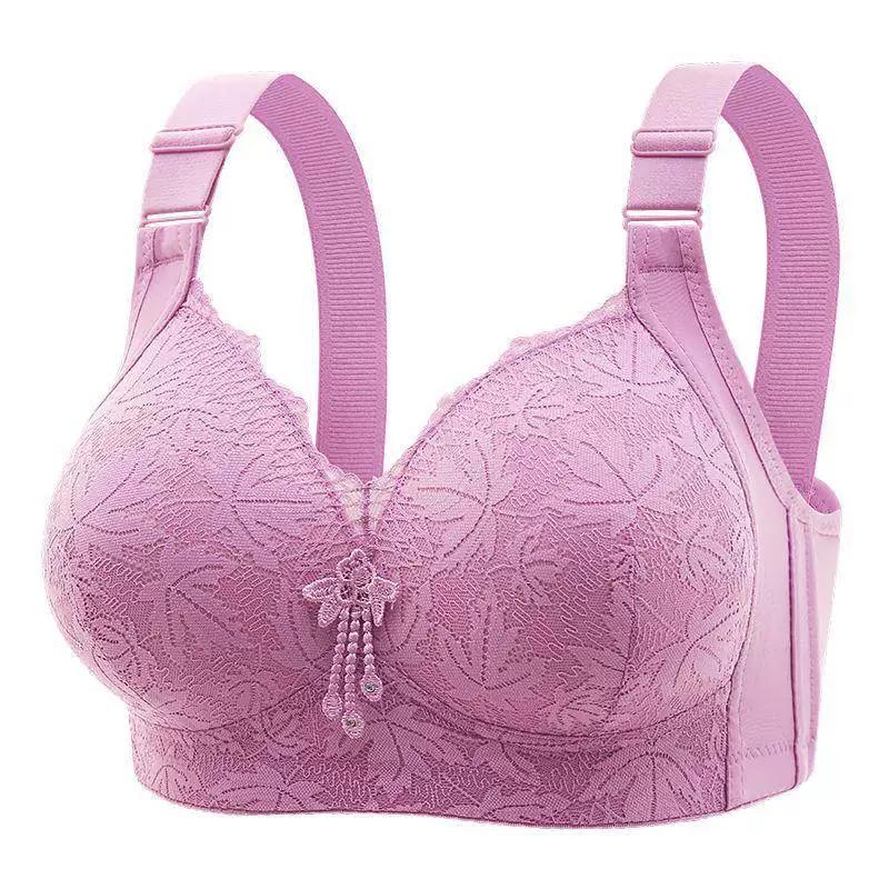 Authentic New Style Bra for Women Aged 40 to 50, High-End Wireless Push-Up Anti-Sagging Bra for Plus-Size Women