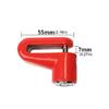 Mountain Bicycles Brakes Padlock Motorcycle Bike AntiTheft Wheel Disc Brakes Lock Safety Disc Wheel Lock with Key