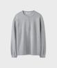 Yunionbeullu Waffle Henley L/S T-Shirt [Melange Gray]